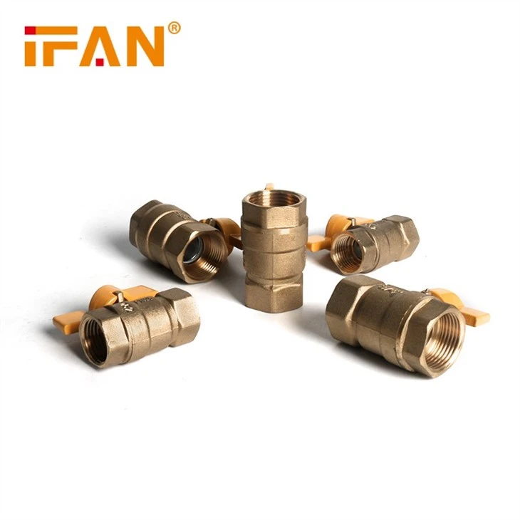 Butterfly Brass Gas Valve Female