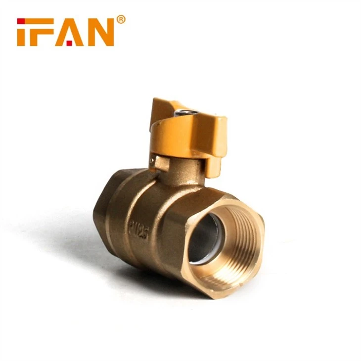 Butterfly Brass Gas Valve Female